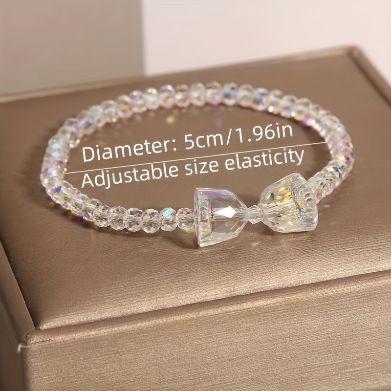 Colorful Dopamine Beaded Bracelet - Elastic and Versatile Accessory